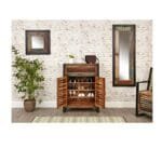 Reclaimed Wood Cabinet for Home | Shoe Rack Organiser | Multicolor Finish - image 2