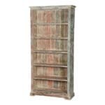 Classic Evergreen 6 Open Shelf Rustic Reclaimed Wood Standard Bookcase - image 2