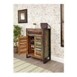 Reclaimed Wood Cabinet for Home | Shoe Rack Organiser | Multicolor Finish - image 3