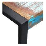 Vintage- Style Set of 3 Nesting Tables, Made of Solid Reclaimed Wood - image 5