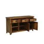 Solid Wood Sideboard in Rustic Teak Finish - image 3