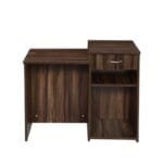 Office Table with Drawer in Dark Walnut Color - image 2