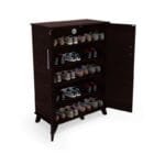 2 Door Shoe Cabinet in Wenge Finish - image 4