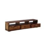 Solid Wood TV Console in Provincial Teak Finish - image 3