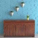 Solid Wood Sideboard in Provincial Teak Finish