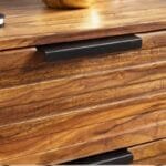 Solid wood side table console - image 7