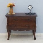 Console table solid rosewood 2 drawers - image 5