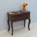 Console table Solid Rosewood Curved Drawer - image 4
