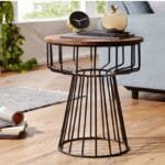Side table Sheesham wood metal - image 5