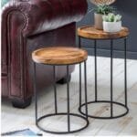 Metal 2 Small Table Set