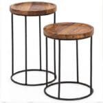 Metal 2 Small Table Set - image 3