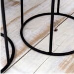 Metal 2 Small Table Set - image 2