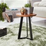 Sheesham wood Side table metal coffee table - image 6