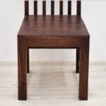 Armchair solid rosewood high dark brown - image 5