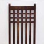 Armchair solid rosewood high dark brown - image 4