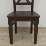 Armchair solid rosewood classic dark brown - image 5
