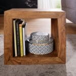 Solid wood sheesham design wooden side table - image 4