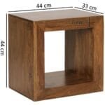 Solid wood sheesham design wooden side table - image 3