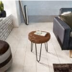 Solid wood sheesham side table 30 x 30 cm - image 2