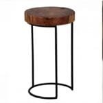 Solid wood sheesham side table - image 2