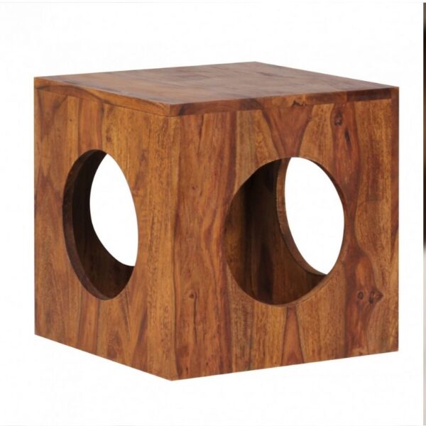 side table solid wood sheesham 35x35 cm
