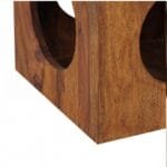 side table solid wood sheesham 35x35 cm - image 5
