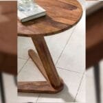 Side table solid wood sheesham 45 x 45cm - image 4