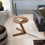 Side table solid wood sheesham 45 x 45cm - image 3