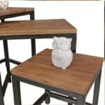 3 design side table Sheesham wood - image 3