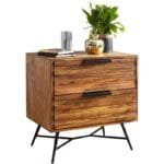 Solid wood side table console - image 3