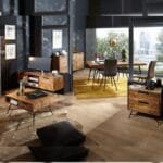 Solid wood side table console - image 2