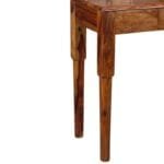 Desk with 5 drawers solid sheesham wood 90x40x90 cm - image 2