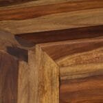 Desk in solid sheesham wood 110x55x76 cm - image 2