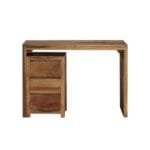 Desk in solid sheesham wood 110x55x76 cm - image 3