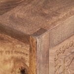 Console table 90x30x75 cm solid hose wood - image 3