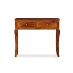 Console table in solid sheesham wood