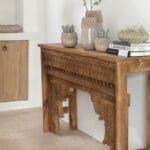 Moroccan Style Mango Wood Console Table - image 5