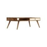 Coffee table 110x50x35 cm solid sheesham wood - image 2