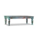 Coffee table 110x60x34 cm solid recycled wood - image 2