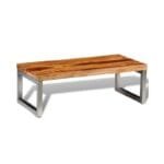 Coffee table with solid sheesham wood - image 3