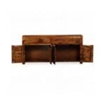 Sideboard in solid sheesham wood 160x35x75 cm - image 5