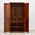 Wardrobe solid wood with handles - image 3