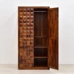 Wardrobe solid wood with handles - image 2
