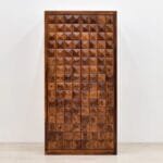 Wardrobe solid wood with handles