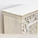 Chest of drawers white and openwork door - image 6