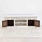 TV chest of drawers solid mango wood - image 3
