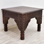 Coffee Table Solid Rosewood Carved Turned Legs - image 4