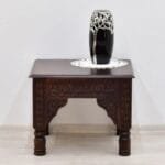 Coffee Table Solid Rosewood Carved Turned Legs