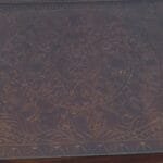 Coffee table rosewood solid wood carved top with glass - image 4