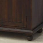 wardrobe rosewood carved dark brown - image 5